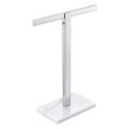 thumbnail image 1 of KOKOSIRI Hand Towel Rack Stand Towel Bar with Marble Base for Bathroom Kitchen Vanity Countertop, Polished Stainless Steel 15.7'' Height THS0002-SM-CH, 1 of 7