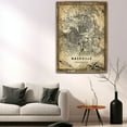 thumbnail image 5 of Nashville Vintage Map Prints Canvas, Tennessee Map Art Canvas, Canvas, Nashville Map City style Watercolor art Canvas, 5 of 6