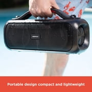 RadioShack True Wireless Speaker 20 Watts RGB Black with FM Radio