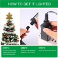 thumbnail image 4 of ziyahi LED Christmas Lighting Star Shape Tree Top Projector Light Exquisite Five-Pointed Star Projection Lamp, 4 of 8