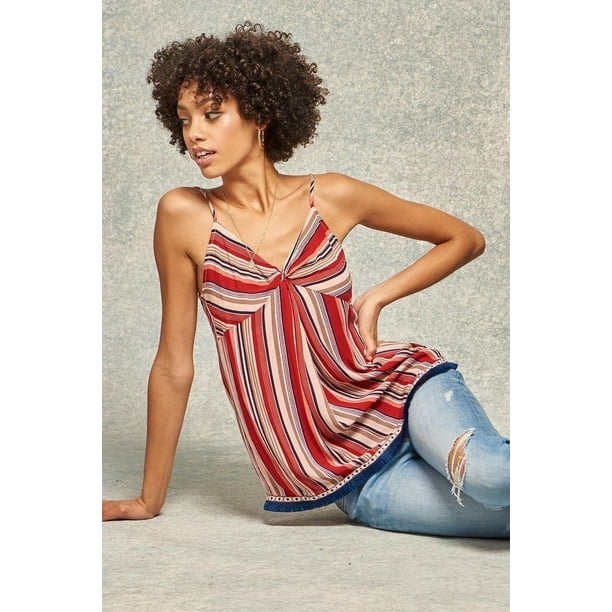 A Multi Stripes Camisole Top - Walmart Business Supplies