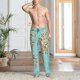 thumbnail image 2 of Fotbe World Travel Line Icons Map Pantalones de Pijama para Hombre, Pantalones de Dormir, Pantalones de Casa con Cintura Ajustable y Bolsillos-Large, 2 of 6
