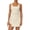 Beige, variant on Staron Women's Sleeveless Tennis Dress Fitted Scandal Proof Two Piece Casual Workout Yoga Skirt Round Neck Solid Basic, Hot Pink L