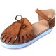 thumbnail image 2 of Zapatos con clip de verano para mujer Sandalias de cuña con botones cómodas Sandalias de playa informales Wmkox8yii shjk778, 2 of 6