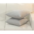 thumbnail image 3 of Mainstays Solid Texture Decorative Square Throw Pillow, 18" x 18", Grey, 2 Pack, 3 of 6