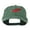 Dark Green, variant on Fishing Red Walleye Lure Embroidered Washed Cap - Dark Green OSFM