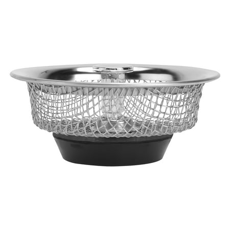 

2Pcs Stainless Steel Floor Drain Cover Kitchen Floor Drain Strainer Silver