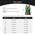 thumbnail image 4 of Rateoe Multicolored Beautiful Flower Pattern Sleeveless Gym Shirt Muscle Tee Breathable Workout Shirt Slim-Fit Tank Quick Dry Fit Muscle Tank Top Bodybuilding Sleeveless T Shirt-4X-Large, 4 of 7