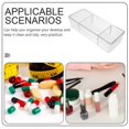 thumbnail image 4 of Plastic Storage Box Multi-Compartment Cosmetics Storage Organizer, 4 of 4