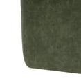 thumbnail image 5 of Christopher Knight Home Modern PU Leather Square Ottoman, Versatile Footrest & Side Table, Green, 5 of 8