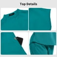 thumbnail image 2 of VIAOLI Scrubs Set for Women Nurse Uniform Jogger Set Stretch Top & Pants with Multi Pocket for Nurse Workwear, 2 of 6