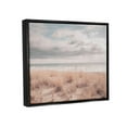 thumbnail image 3 of Stupell Industries Grassy Ocean Shore Horizon Photograph Jet Black Floating Framed Canvas Print Wall Art, Design by Nathan Larson, 3 of 8