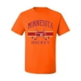 thumbnail image 2 of Wild Bobby City of Minnesota Hockey Fantasy Fan Sports Men's T-Shirt, Orange, Small, 2 of 5