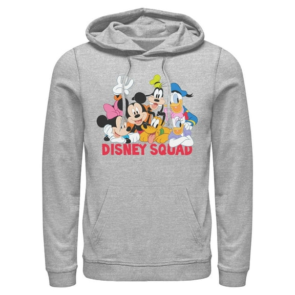 Mens Mickey & Friends Disney Squad Group Shot Lightweight Hoodie
