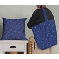 thumbnail image 5 of Soimoi Pure Silk Blue Fabric By the Yard - 42 Inch Wide -Floral & Leaf Floral Pattern Fabric - Botanical and Elegant Designs for Various Uses Printed Fabric, 5 of 6