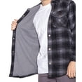 thumbnail image 4 of Flannel Shirt Jackets for Men Big And Tall Heavy Quilted Thermal Lined Button Down Jacket Up-to Size 5XL, 4 of 4