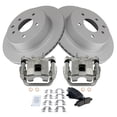 thumbnail image 2 of TRQ Rear Brake Calipers Ceramic Pads & Rotors Set Fits 2008-2015 Nissan Rogue BKA23584, 2 of 6