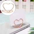 thumbnail image 2 of Less Than 5 Office&Craft&Stationery Creative and Cute 2 Layer 3D Business Card Holder Love Seat Metal Desktop Message Holder Three Heart Shaped Business Card Holder, 2 of 9