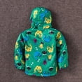 thumbnail image 5 of zuwimk Boys Girls Rain Jackets Lightweight Waterproof Hooded Raincoats Windbreakers for Kids(4-5 Years,Green), 5 of 8