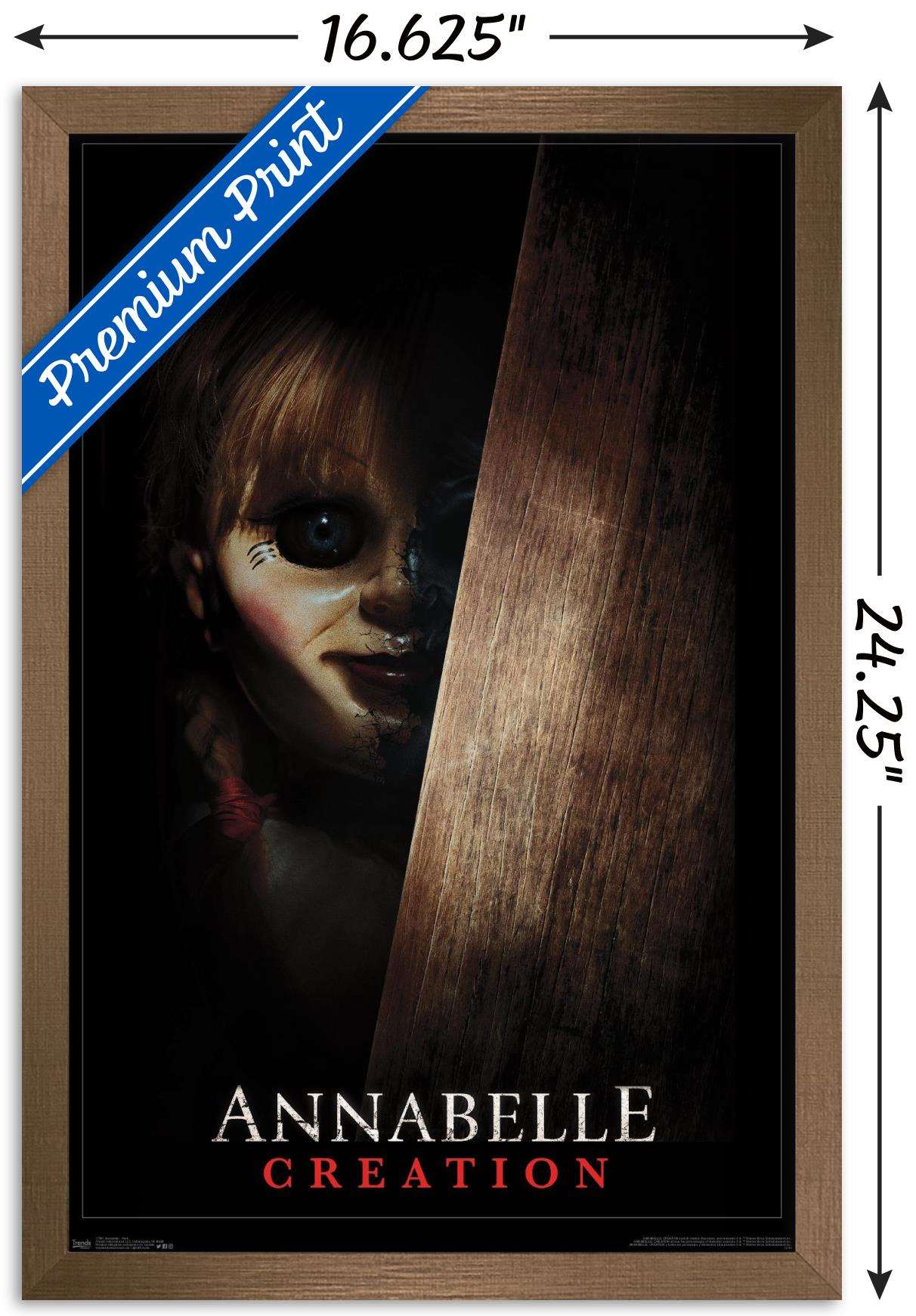 Annabelle - Peek Wall Poster, 14.725" x 22.375", Framed