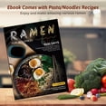 thumbnail image 4 of Juego de cuencos de cerámica para ramen YTLEMON de 2 x 1000 ml con utensilios y recetas, 4 of 7