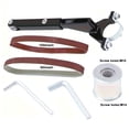 thumbnail image 3 of TAPDRA Angle Grinder Belt Sander Conversion Kit 60 100mesh Aluminum 26cm 27cm For Metal Removal Welding Points Brass Hardware Polishing, 3 of 4
