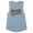 Stonewash Denim, variant on Very Merry Illustrator Women's Muscle Tank Large Desert Pink