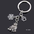 thumbnail image 4 of Llaveros de corazón de amor para mujer, hombre, perro, gato, llavero de coche, ala, mal de ojo, pistola, joyería de moda, colgante, amigo, regalos de boda originales, 4 of 4