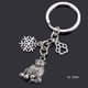 thumbnail image 4 of Llaveros de corazón de amor para mujer, hombre, perro, gato, llavero de coche, ala, mal de ojo, pistola, joyería de moda, colgante, amigo, regalos de boda originales, 4 of 4