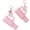 Pink, variant on Mini Tumbler Keychain Set of 2, Mini Cup Keychain for School Bag or Lip Balm