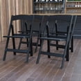 thumbnail image 2 of Juego de 4 sillas plegables Flash Furniture Hercules Series, color negro, 2 of 9