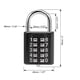 thumbnail image 2 of Candado de botón de combinación de 10 dígitos Uxcell, para armario de lockers, negro, 2 of 5