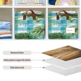 thumbnail image 6 of 2Pack Waterproof Foldable Storage Basket Medium, Metal Frame & Hollow Board Support, for Clothes and Toy Organization Palm Leaves and Coconuts, 6 of 8