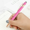 thumbnail image 3 of CoreLiving 12 Pack Hot Pink Pen Gift Set, Ballpoint Pen with Stylus Tip, 1.0 mm Black Ink Smooth Writing Pens, Metal Stylus Ink Pens Bulk, 3 of 8