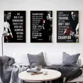 thumbnail image 4 of Póster de arte de pared de boxeador Mike Tyson, cita motivacional de Muhammad Ali, imágenes de decoración del hogar, impresiones en lienzo, pintura para decoración de sala de estar, 4 of 5