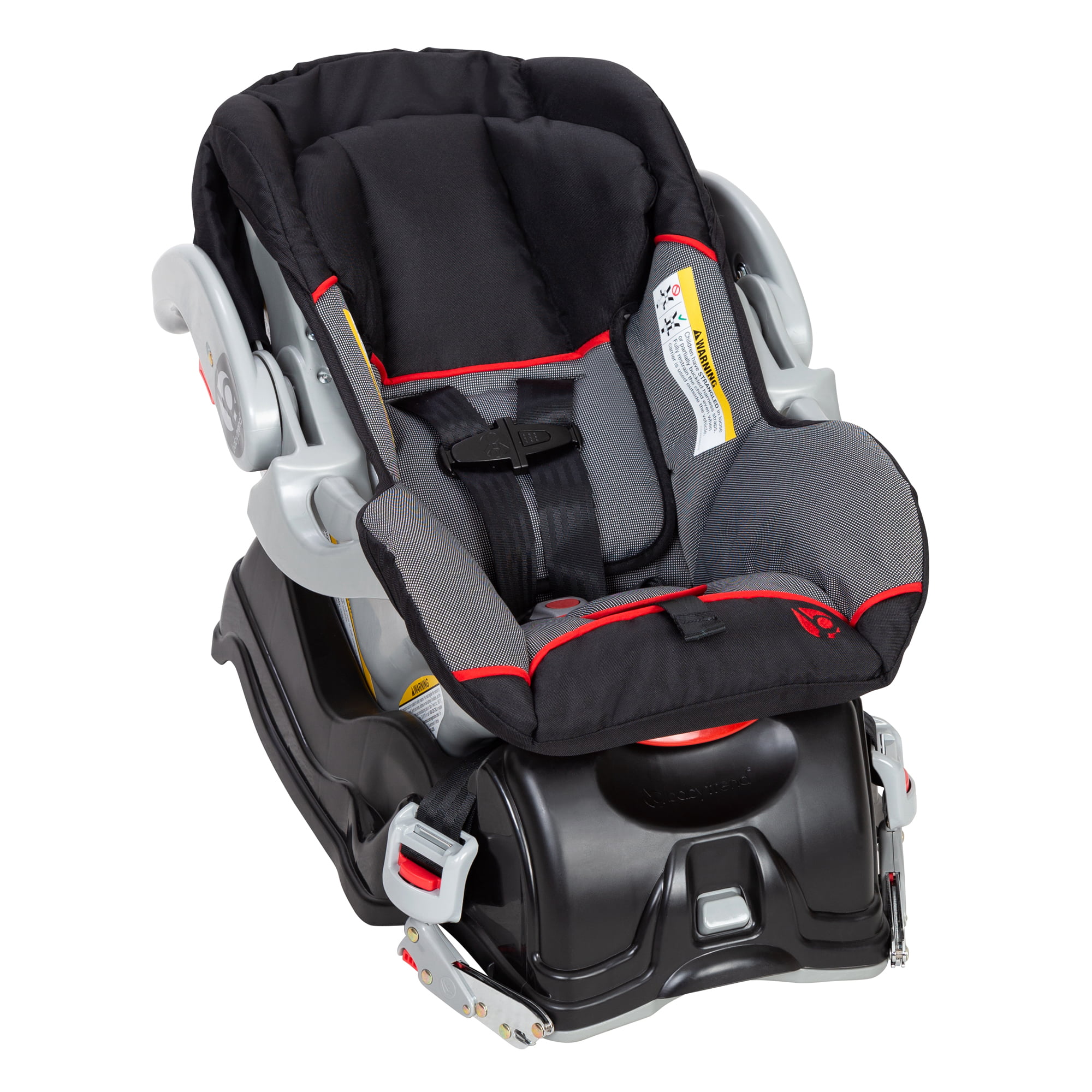 Baby Trend EZ Flex-Loc 30.00 lbs Infant Car Seat, Solid Print Black