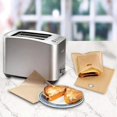 thumbnail image 2 of 10pcs Reusable Non-stick Sandwich Toaster Bags Washable Heat Resistant Sandwich Bag Pockets, 2 of 5