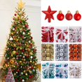 thumbnail image 3 of 30 Pzs Caja Decoración Del Árbol De Navidad Bola Colgante Para Fiesta, 3 of 4