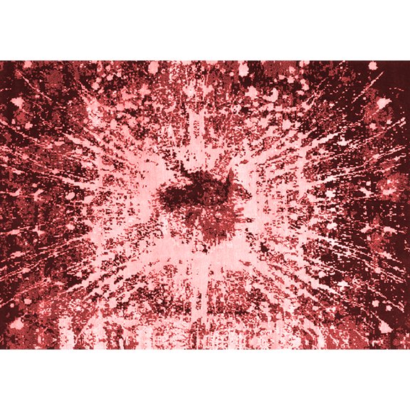 Ahgly Company Indoor Rectangle Persian Red Bohemian Area Rugs, 2' x 4'