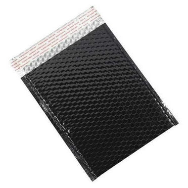 Box Partners Glamour Bubble Mailers 9" x 11 1/2" Black 100/Case GBM0911BK