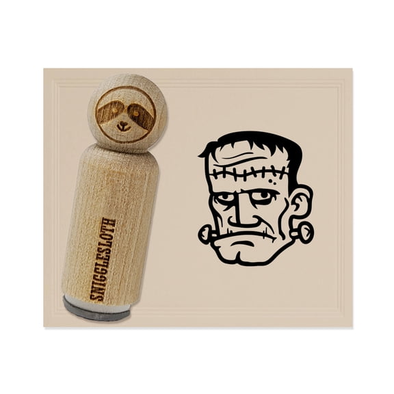Halloween Frankenstein Monster Rubber Stamp for Scrapbooking Crafting Stamping - Medium 1 Inch