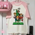 thumbnail image 2 of Eddsworld tshirt women comic modern style patterned t shirt female designer Japanese clothes 60406 M, 2 of 6