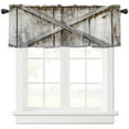 thumbnail image 3 of Wooden Door Retro Curtains For Living Room Bedroom Window Treatment Home Decoration Drapes Kitchen Curtain, 3 of 7