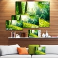 thumbnail image 3 of Beautiful Green Grass and Trees - Large Landscape Canvas Art Print, 3 of 4