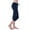 Blue, variant on PEONAVET Women's Plus Size Leggings High Waist s Stretch Pants Tummy and Control Knee Length Slim Fit Casual Yoga Workout Exercise Cropped Trouser - Summer's Top Trends