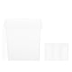 thumbnail image 1 of Caja de almacenamiento de plástico para escritorio, a prueba de polvo, con tapa abatible, soporte de plástico, etiquetas adhesivas, 12 x 7,8 x 14,6 cm (4,7 x 3 x 5,7 pulgadas)., 1 of 14