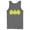 Charcoal, variant on Men's Batman Logo Classic Wing Tank Top Black 2X Large