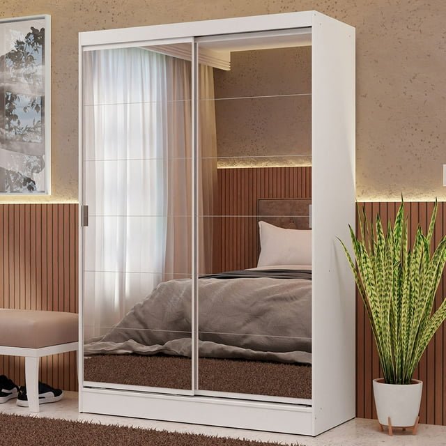 Ropero Clóset Madesa Max 2 Puertas 2 Espejos BB