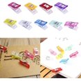 thumbnail image 3 of 50 clips de costura (colores surtidos), clips de costura multifuncionales, clips de bricolaje para costura, fijación de tela, 3 of 5