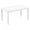 White, variant on Compamia Orlando 55" Wickerlook Patio Dining Table in Brown
